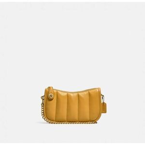 Coach swinger 20 with quilting buttercup yellow